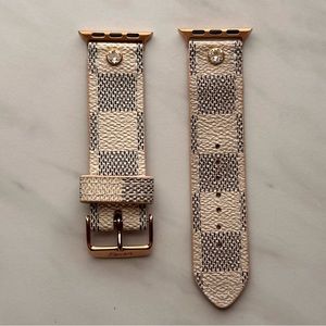 NEW LV Damier Azur Spark*l Apple Watch Band 38mm - 41mm, XXXS - S or Size 2